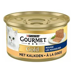 Purina Gourmet Gold Mousse Turkey 85 g nuotrauka