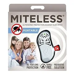 Tickless Miteless GO ultragarsinis prietaisas dulkių erkučių atbaidymui parduotuvėje 1petshop.lt