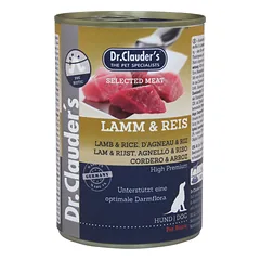 DR. CLAUDER'S Lamb&rice konservai šunims su ėriena ir ryžiais, 400 g