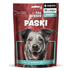 PAN MIŠKO Paskai Kaciena skanėstas šunims 100 g