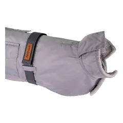 Amiplay Coat Bled pilkas paltas šuniui, 27 cm — 3 nuotrauka