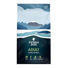 PrimaDog Adult All Breeds su ėriena ir bulvėmis, sausas maistas šunims