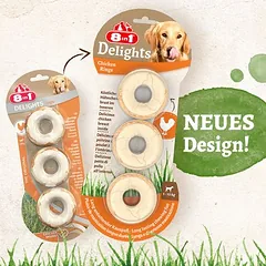 8in1 Delights kramtomieji žiedai su višta, skanėstai šunims — 2 nuotrauka