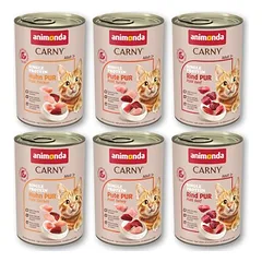 animonda Carny Single Protein Adult bandomasis rinkinys, mišinys, drėgnas maistas katėms, 400 - 499 g — 2 nuotrauka