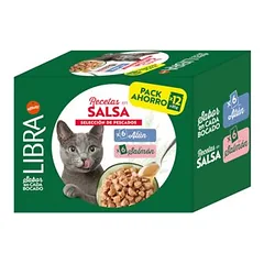 Libra Cat Fischauswahl in Sauce Lachs & Thunfisch