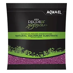 Aquael dekoratyvinis kvarcinis gruntas akvariumui, rožinis, 2-3 mm, 1 kg