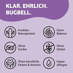 BugBell Belly Vital virškinimui ir žarnyno florai, sausas maistas šunims, < 1,4 kg — 2 nuotrauka