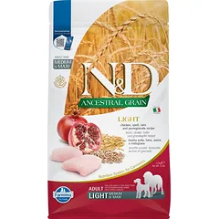 FARMINA Ancestral Grain Chicken & Pomegranate Light Dog Medium & Maxi 2,5 kg Vištiena ir granatai