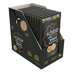Schesir After Dark Velvet Mousse drėgnas maistas katėms 12 x 80 g — 2 nuotrauka