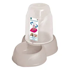 Georplast maisto ir vandens dozatorius su neslystančiu pagrindu, 1,6 litrai, 27×17,5×21 cm — 2 nuotrauka