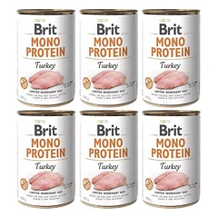 BRIT Mono Protein Turkey 6x400 g monoproteinų kalakutų maistas