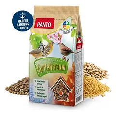 PANTO Gartentraum - Wildvogelfutter mit Getreide, Nüsse, Früchten