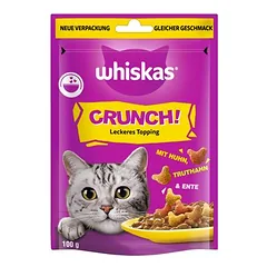 Whiskas Crunch su vištiena, kalakutiena ir antiena, skanėstai katėms, 80 - 124 g — 2 nuotrauka
