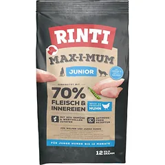 RINTI MAX-I-MUM Junior Chicken su vištiena šuniukams 12 kg