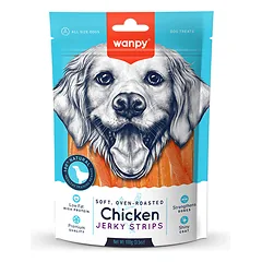 Wanpy skanėstai šunims, vištienos juostelės, 100g