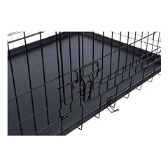 Metalinis narvas S (61x42x48.5cm) dviejų durų, su plastmasiniu padėklu, 1 vnt. — 3 nuotrauka