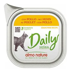 Almo Nature Daily pastēte ar vistu 100 g - konservi kaķiem nuotrauka