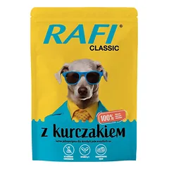 RAFI Classic vištienos drėgnas ėdalas šunims 400g nuotrauka