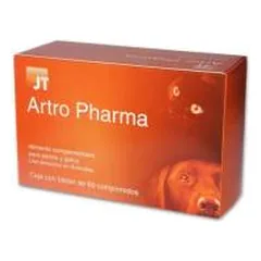 JT Pharma Artro Pharma papildai šunims ir katėms sąnariams ir kaulams, 60 tablečių