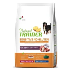 Natural Trainer Sensitive No Gluten maistas su antiena vidutinių, didelių veislių šunims, 3 kg