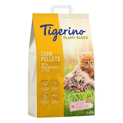 Tigerino Plant-Based Mais Katzenstreu - Babypuderduft