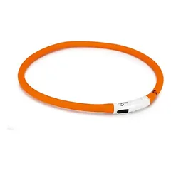 Beeztees antkaklis šunims Safety Gear Dogini USB, oranžinis, Ilgis: 35 cm — 2 nuotrauka