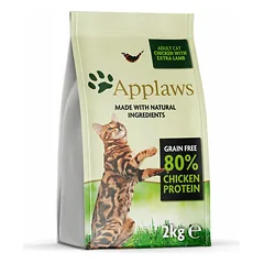 Applaws Cat Adult Chicken Lamb begrūdis sausas maistas suaugusioms katėms su vištiena ir ėriena, 2 kg — 2 nuotrauka