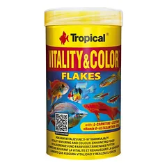 Tropical Vitality&Color spalvas ryškinantis pašaras žuvims 500 ml