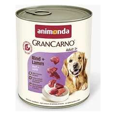 GranCarno Adult Beef + Lamb konservai šunims su jautiena ir ėriena 800g
