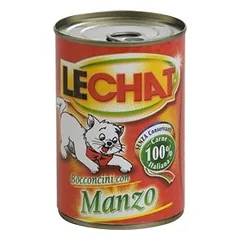 LeChat Classic su jautienos gabaliukais konservai suaugusiems katams, 400 g