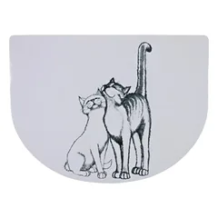 Trixie Pussy Cat Kilimėlis dubenėliams, 40x30 cm, baltas