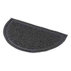 Trixie Cat Litter Tray Mat, pusapvalis, PVC kačių tualeto kilimėlis, antracito spalvos, 41 x 25 cm — 2 nuotrauka