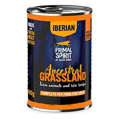 PRIMAL SPIRIT Iberian Ancestral Grassland šlapias šunų maistas, 400 g nuotrauka