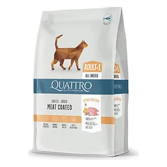 Quattro sausas maistas suaugusioms katėms su paukštiena, 7 kg