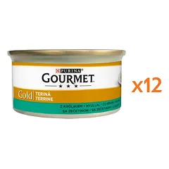 GOURMET Gold triušienos paštetas katėms, 12 x 85 g