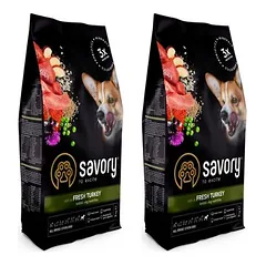 Savory sausas maistas sterilizuotiems šunims su kalakutiena, < 1,4 kg — 2 nuotrauka
