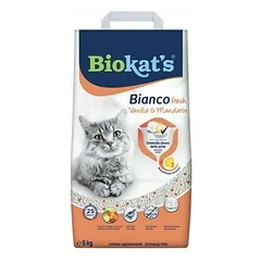 Biokats Bianco Fresh Vanilla & Mandarin сementējošās smiltis 5 kg