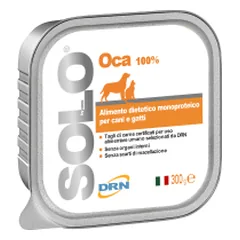 Vieno baltymo dieta Solo Oca (Žąsiena) konservai šunims ir katėms