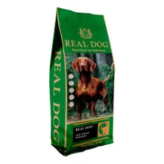 Real Dog Adult All Breed sausas pašaras su buivoliena ir ryžiais šunims