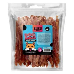 Bubu pets Soft duck strips 500g – minkštos antienos mėsos juostelės nuotrauka
