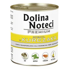 Konservai šunims su vištiena Dolina Noteci Premium 800 g