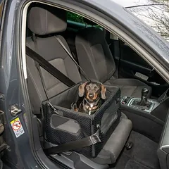 Nomad Tales automobilinė sėdynė šunims, ebony, Labai mažiems < 4 kg — 4 nuotrauka