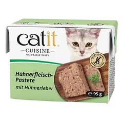 Catit Cuisine Hühnerfleischpastete mit Hühnerleber 95 g nuotrauka