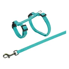 Trixie Rabbit Harness with Lead reguliuojama petnešėlė ir pavadėlis triušiams, 25/44 cm, 10 mm, 1.25 m