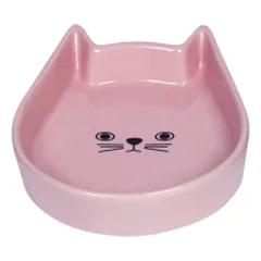 Nobby Kitty Face rožinis dubenėlis katėms