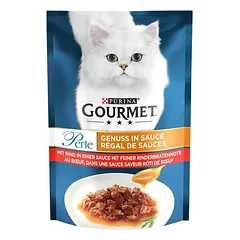 Gourmet Perle padaže, drėgnas maistas katėms, ekonominė pakuotė 52 x 85 g — 4 nuotrauka
