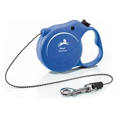 FLEXI pavadėlis šunims Standard XS Cord virvinis 3m, mėlynas