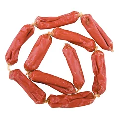 Wanpy Lamb Sausages skanėstai šunims, vytintos ėrienos dešrelės, 100 g — 2 nuotrauka