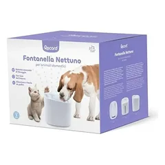 Record Nettuno Fontanas 3L - elegantiška fontanas šunims ir katėms, LED apšvietimas, vandens lygio indikatorius — 2 nuotrauka