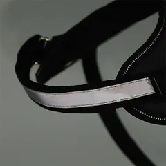 Nobleza juodos petnešos šuniui, L, 68–88 cm — 5 nuotrauka